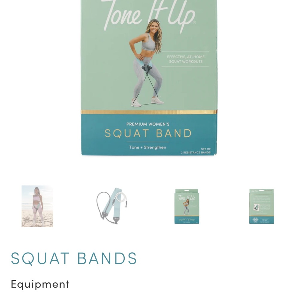 Tone It Up Squat Band Set